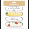 SCRAPCOOKING Cercles à Tarte Individuels Perforés Eclair 15 x 4 cm (x4) Discount