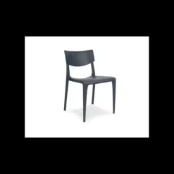EZPELETA Chaise en Polypropylène Town Anthracite Outlet