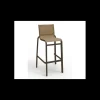 GROSFILLEX Chaise Haute Bronze et Toile Cognac Sunset Discount