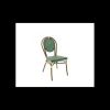 LYROSE Chaise Tressée Bamboo Vert et Crème Best