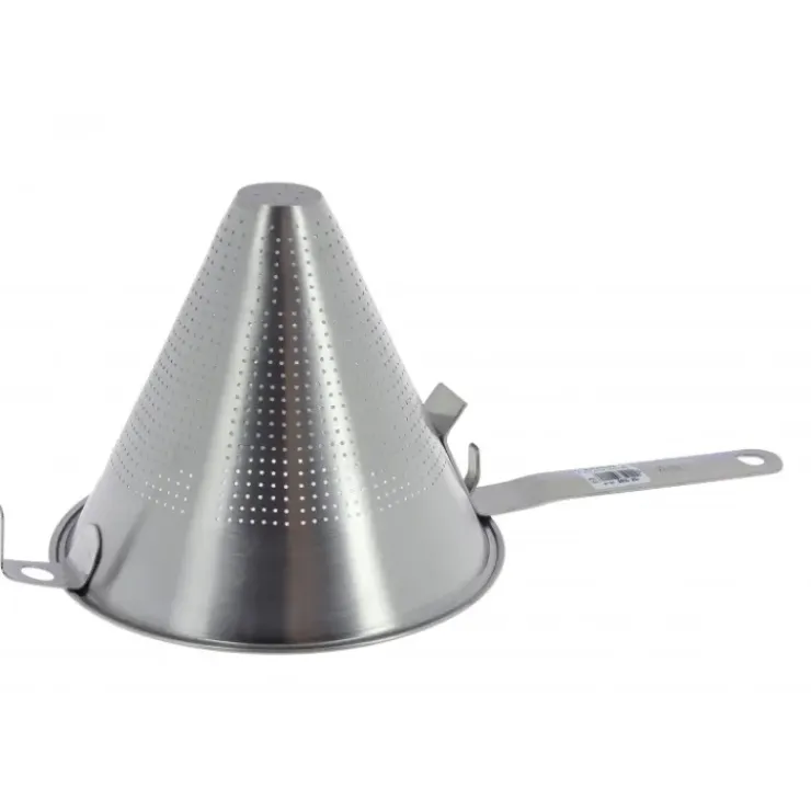 DE BUYER Chinois de Cuisine Inox Ø 18,5 cm x H 16 cm Perforation 1,5 mm Hot