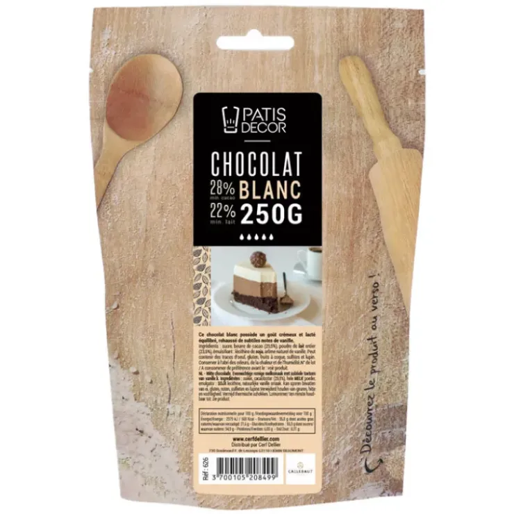 PATISDECOR Chocolat Blanc 250 g Patisdécor Discount