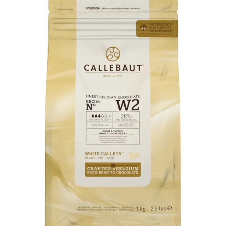 CALLEBAUT Chocolat Blanc 28% W2 1kg Online