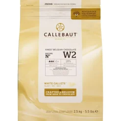 CALLEBAUT Chocolat Blanc W2 28% pistoles 2,5 kg Best