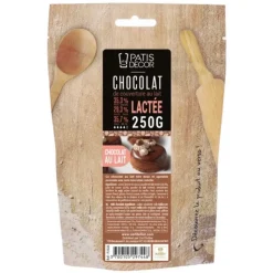 PATISDECOR Chocolat de Couverture Au Lait Lactée 35% 250 g Patisdécor Discount