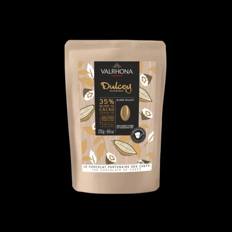 VALRHONA Chocolat de Couverture Blond Dulcey 35% 250g Clearance