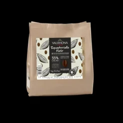 VALRHONA Chocolat de Couverture Noir Equatoriale 55% 1kg Hot