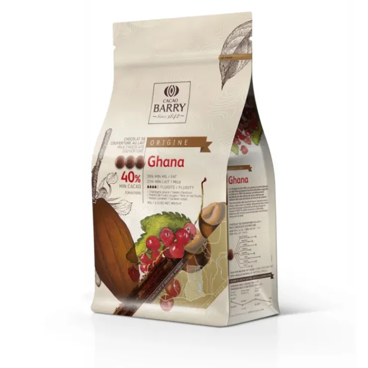 BARRY Chocolat lait origine Ghana 40,5% 1 kg