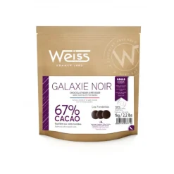 WEISS Chocolat Noir 67% 1 kg Galaxie Outlet