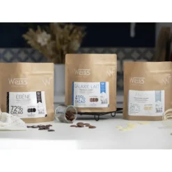 WEISS Chocolat Noir 72% Ebène 1 kg Best