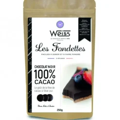 WEISS Chocolat Noir 100% Fondettes 250g Best