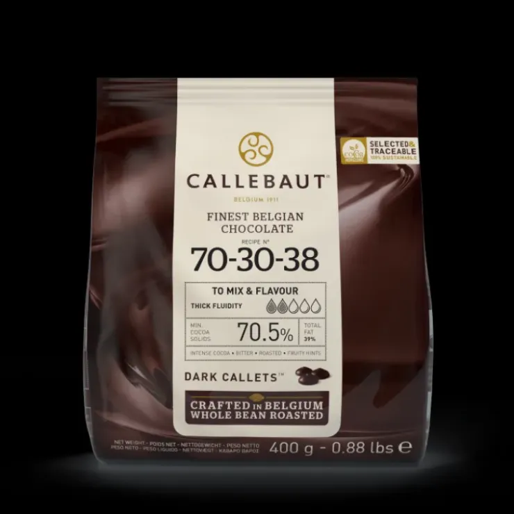 CALLEBAUT Chocolat Noir 70,5% N°70-30-38 400g Best