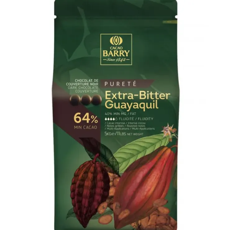 BARRY Chocolat noir Extra-Bitter Guayaquil pistoles 5 kg Outlet