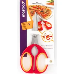 MASTRAD Ciseaux de Cuisine lames inox et Casse-Noix Framboise Outlet