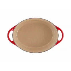 LE CREUSET Cocotte Doufeu Ovale en Fonte 32 cm Cerise Sale