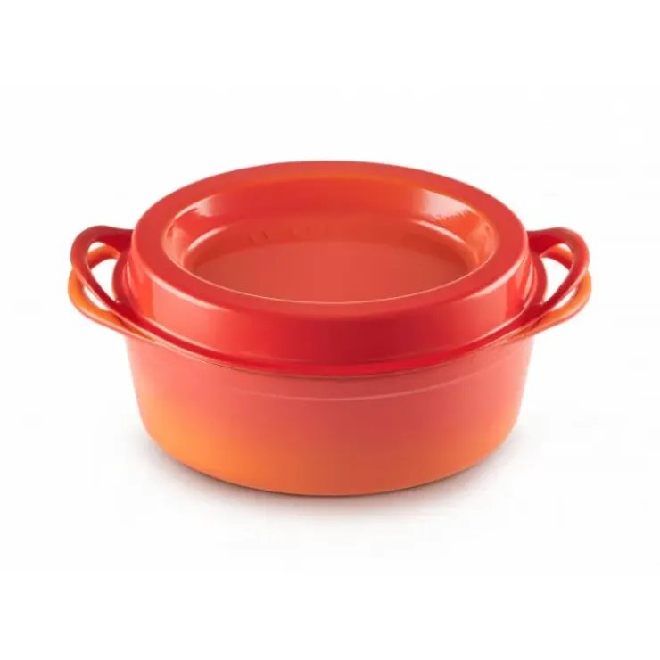 LE CREUSET Cocotte Doufeu Ovale en Fonte 32 cm Volcanique Online