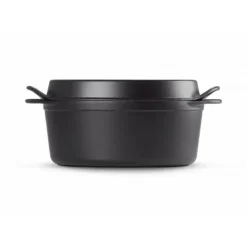 LE CREUSET Cocotte Doufeu Ovale en Fonte 32 cm Noir Mat Outlet