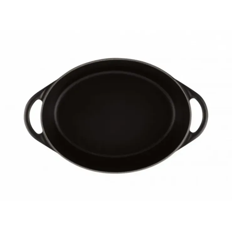 LE CREUSET Cocotte Doufeu Ovale en Fonte 32 cm Noir Mat Outlet