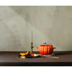 LE CREUSET Cocotte en Fonte Citrouille 24 cm Volcanique