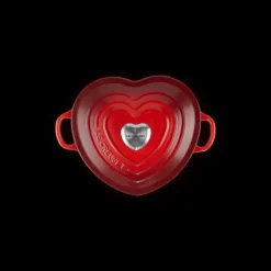 LE CREUSET Cocotte en Fonte Cœur 20 cm Cerise Outlet