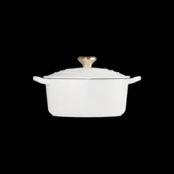 LE CREUSET Cocotte en Fonte Cœur 20 cm Blanc Best