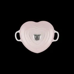 LE CREUSET Cocotte en Fonte Cœur 20 cm Shell Pink Sale