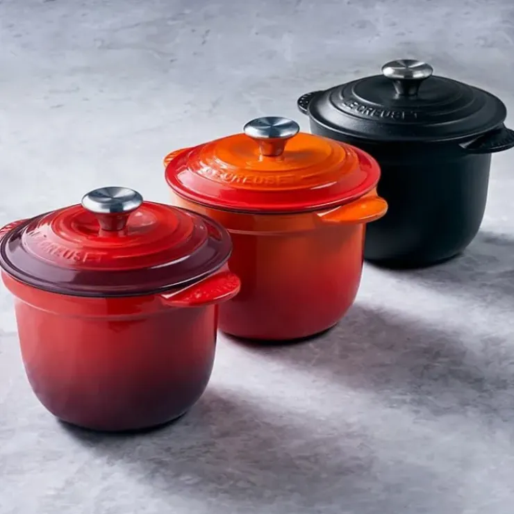 LE CREUSET Cocotte en Fonte Every 18 cm Noir Mat Discount