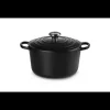 LE CREUSET Cocotte en Fonte Haute 26 cm Noir Ebène Online