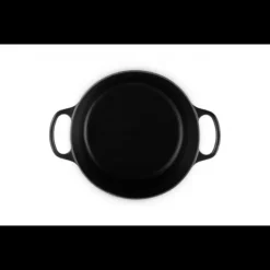 LE CREUSET Cocotte en Fonte Haute 26 cm Noir Ebène Online