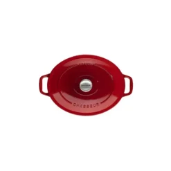 CHASSEUR Cocotte en Fonte Ovale 33 cm Rubis New