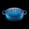 LE CREUSET Cocotte en Fonte Ovale 33 cm Azur Signature New