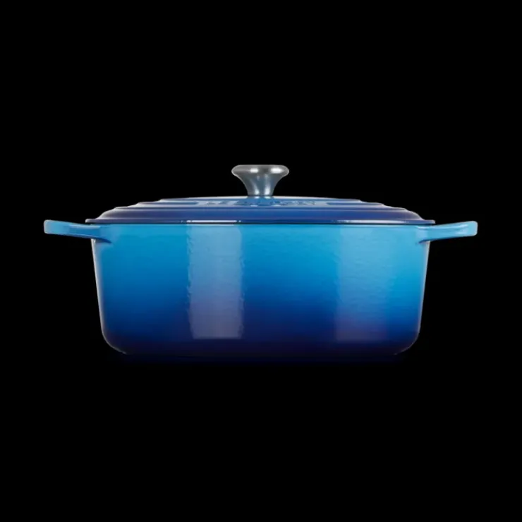 LE CREUSET Cocotte en Fonte Ovale 33 cm Azur Signature New