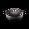 LE CREUSET Cocotte en fonte Ovale 31 cm Flint Signature