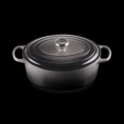 LE CREUSET Cocotte en fonte Ovale 31 cm Flint Signature