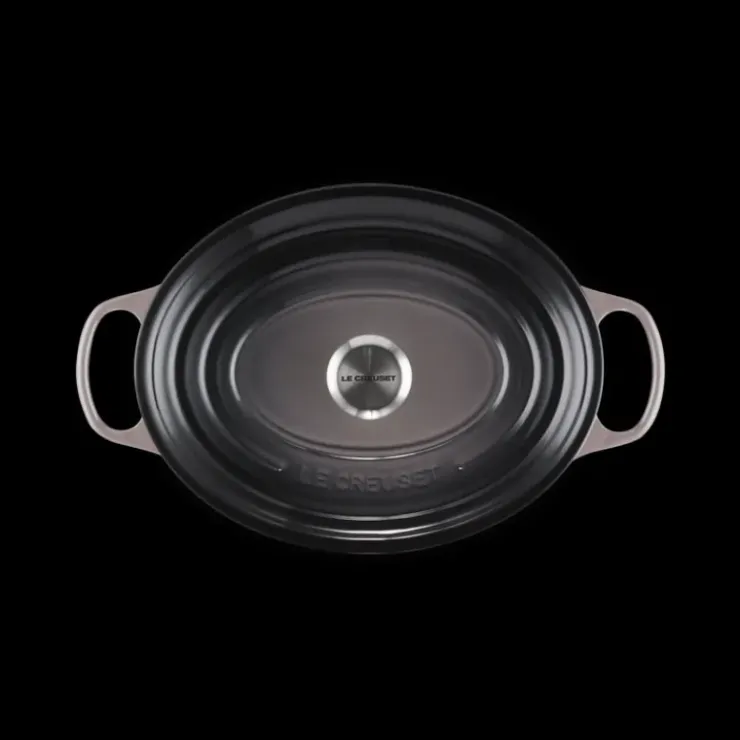 LE CREUSET Cocotte en fonte Ovale 31 cm Flint Signature