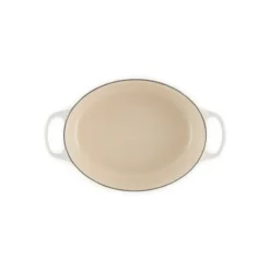 LE CREUSET Cocotte en fonte Ovale 31 cm Meringue Signature Clearance