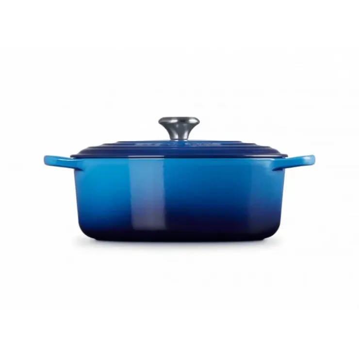 LE CREUSET Cocotte en fonte Ovale 31 cm Azur Signature New