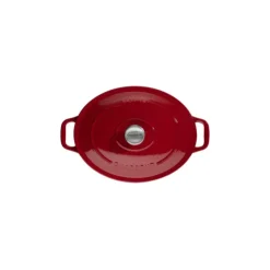 CHASSEUR Cocotte en Fonte Ovale 29 cm Rouge Hot