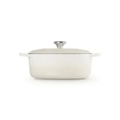 LE CREUSET Cocotte en fonte Ovale 29 cm Meringue Signature Clearance