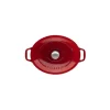 CHASSEUR Cocotte en Fonte Ovale 27 cm Rubis Hot