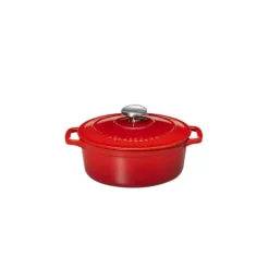 CHASSEUR Cocotte en Fonte Ovale 17 cm Rubis Sale