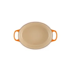 LE CREUSET Cocotte en Fonte Ovale 31 cm Volcanique Signature Hot