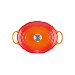 LE CREUSET Cocotte en fonte Ovale 33 cm Volcanique Signature Best