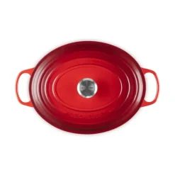 LE CREUSET Cocotte en Fonte Ovale 33 cm Cerise Signature Outlet