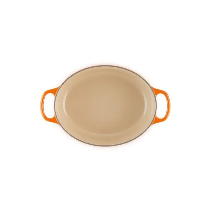 LE CREUSET Cocotte en fonte Ovale 40 cm Volcanique Signature Sale
