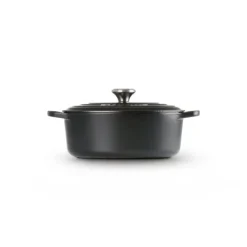 LE CREUSET Cocotte en fonte Ovale 27 cm Noir Mat Signature Clearance