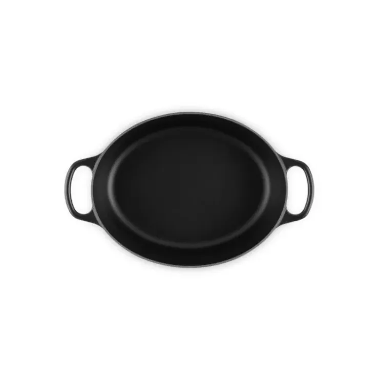 LE CREUSET Cocotte en fonte Ovale 27 cm Noir Mat Signature Clearance
