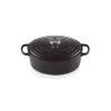 LE CREUSET Cocotte en fonte Ovale 33 cm Noir mat Signature