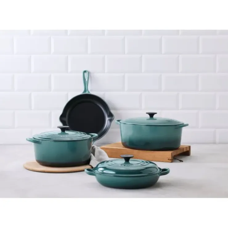 LE CREUSET Cocotte en Fonte Ovale Tradition 31 cm Océan Sale