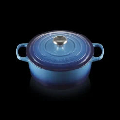 LE CREUSET Cocotte en Fonte Ronde 26 cm Azur Signature Online